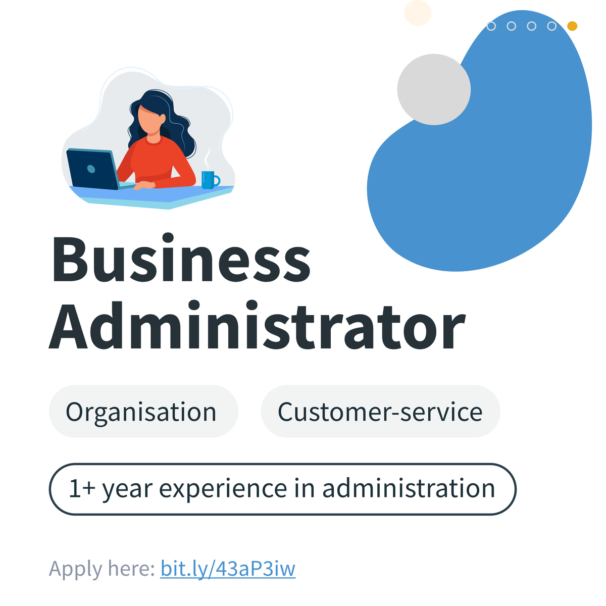 MEIDS_UK's tweet photo. 👩‍💼 Business Administrator: https://t.co/g6pgPy8evA https://t.co/VhDG98sLsd