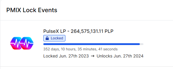 pulsemixerorg's tweet photo. Good morning, everyone!
I hope you're all doing well. Our LP lockup period was nearing its end and we have thus extended the lock on our LP for one year!

link: https://t.co/EuPJO9PW4t https://t.co/FMXX50HbN4