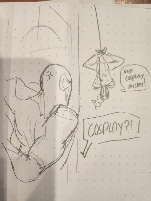 I have a mini comic idea planned yippe #MiguelOHara #GabriellaOhara #AcrossTheSpiderverse
