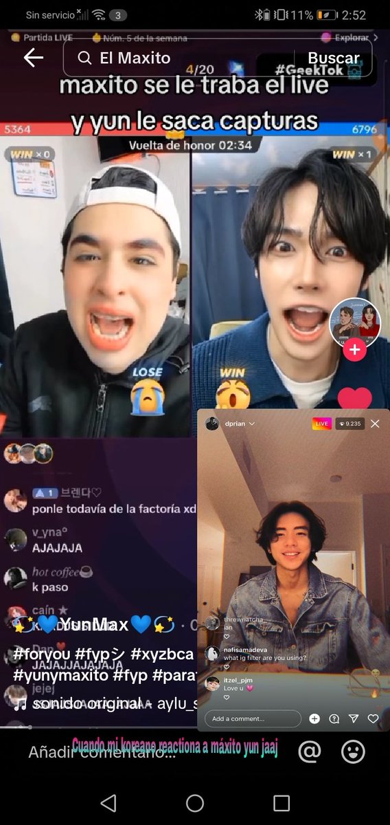 PondYannie's tweet photo. Cuando tu esposo etc. Esta viendo videos de tiktok de yun y maxito #fandomroxy #fandommaxito #fandomyun #cristianyunlive #drpyunxito #drpilan #ilancristianyun #ilancristianyunaestheric #ilanedti @DPRIANarchive β€οΈππ»ππ»π https://t.co/C8N4rAgCbG