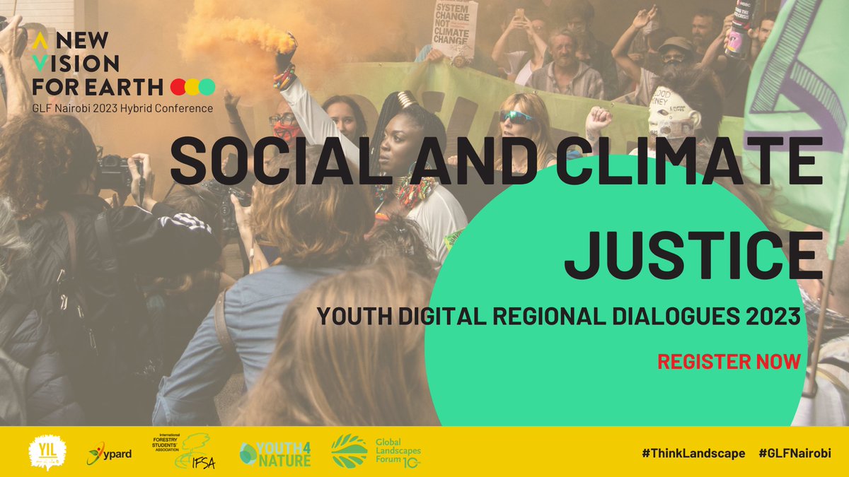 📢Are you interested in how climate & social justice can be translated into practice? Join our Regional Dialogues & be part of the movement for just & sustainable landscapes! Register⬇️ Africa: bit.ly/3PPBRgm Asia: bit.ly/3PSHxpF LAC: bit.ly/3JSglDM