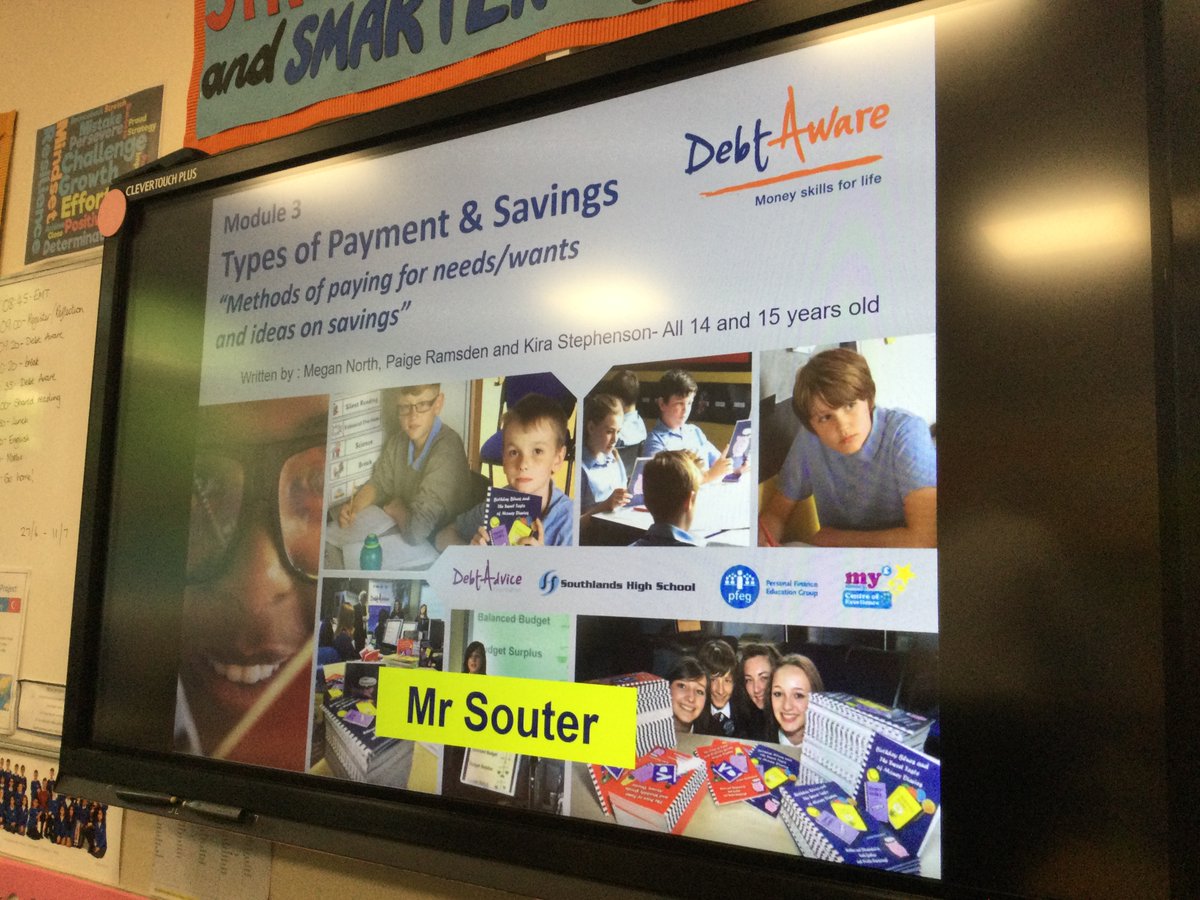 We’re all excited to have Mr Souter back for our third module of <a href="/DebtAware/">DebtAware</a> . Can’t wait to see what we’re going to learn today! #becurious