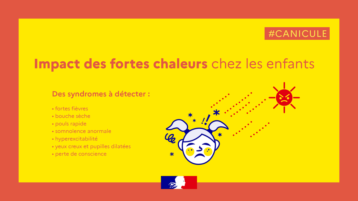 SDIS71's tweet photo. #CANICULE | 🟠 La @saoneetloire placée en vigilance orange canicule ☀ et #orages 🌩.
☀Des gestes simples sont à prendre pour éviter les coups de chaleur qui peuvent toucher tout le monde !
🌩Les orages arrivent en fin d'après-midi. Soyez donc prudents, limitez les déplacements. https://t.co/vo1Run4CS3
