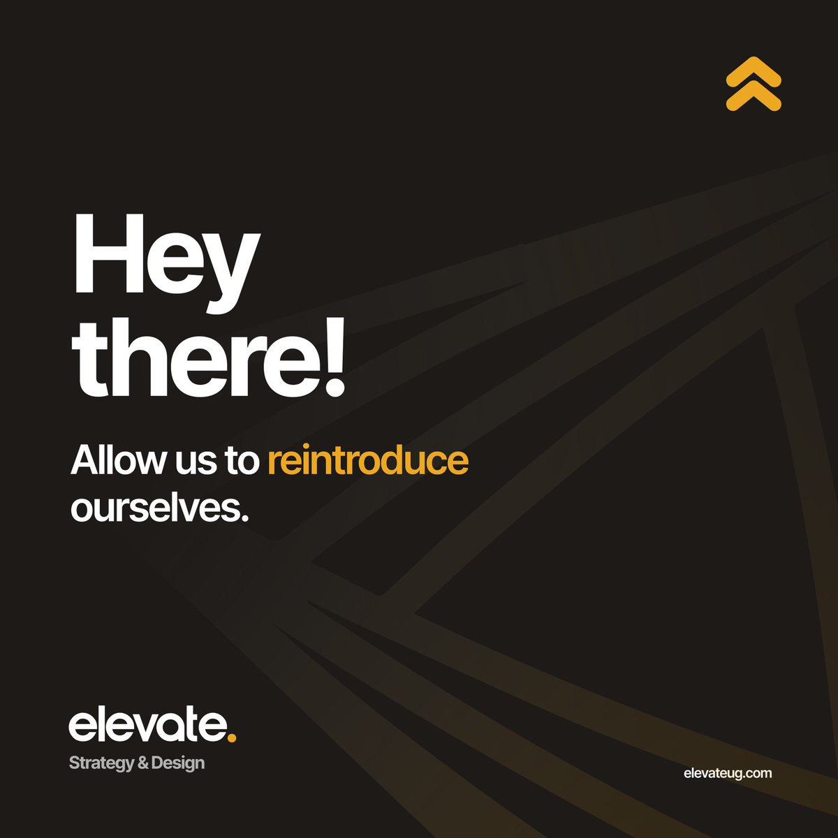 UgElevate's tweet photo. This is elevate and we’re ready to step into the next phase of our creative journey!

#DifferentIsJustTheBeginning https://t.co/1sIaEXPV0r