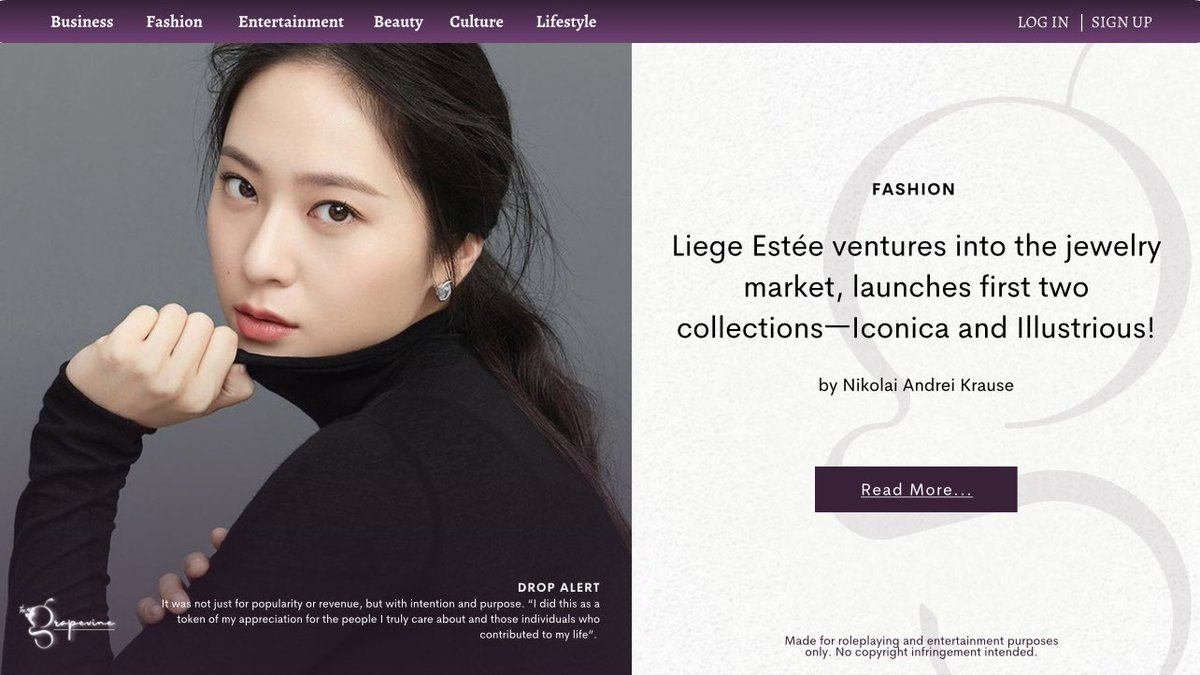 ⠀
          🍷 DROP ALERT [FASHION] : Liege Estée ventures into the jewelry market, launchest first two collectionsㅡ Iconica and Illustrious.
⠀