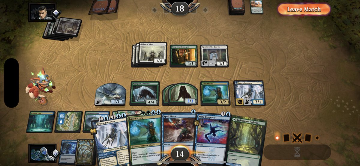 LeroyHayabusa's tweet photo. Always feels good to take down #Angels! #Explorer #MtGArena #mtg #mtga #magicthegathering #Magic #SimicFlash #RDW https://t.co/wdiRMdHTbQ