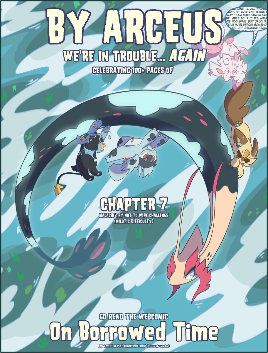 Alt title: By Arceus, We Must Save Malachi, 99 pages of Malachi Saving ( Artfight for <a href="/pmdobt/">PMD: On Borrowed Time</a> )