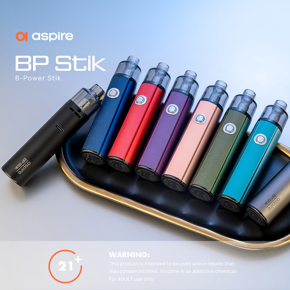 8色から選べるBP Stikのエレガントなファミリー。📸
.
.
#BPStik #BPSeries #aspirecigs #alwaysaspire #aspiretech #aspirebp  #PodSystem #vape好きな人と繋がりたい