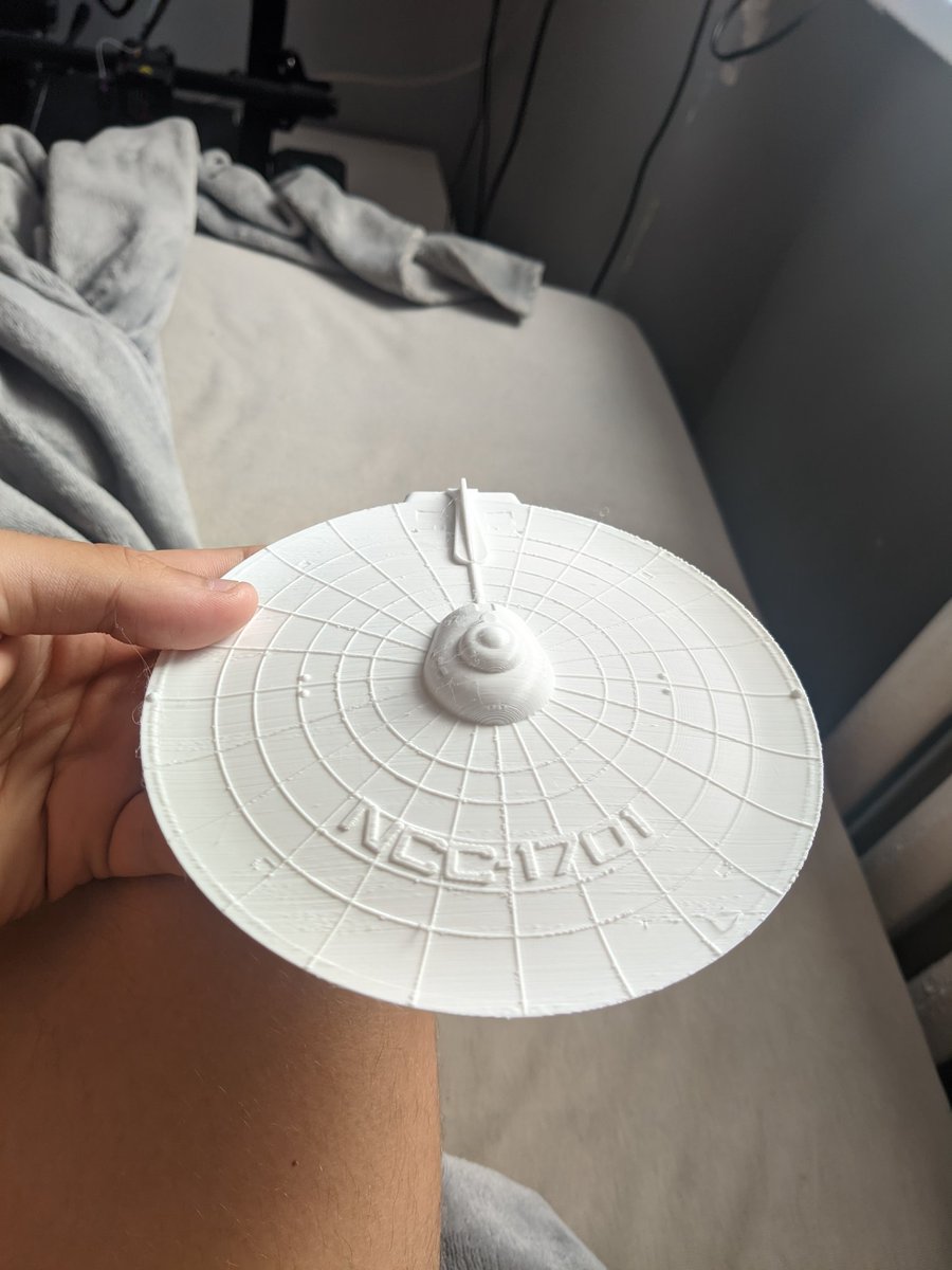 RaichuThe's tweet photo. Everything is going along for now. I need to print 12 more prints for Enterprise. Also, phaser. https://t.co/rBHAKSzNo9