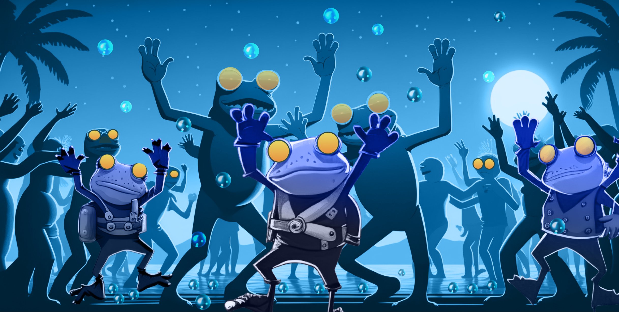 Swell on Twitter "Beach party starting in the next 12 hours! 🐸 🎉 100