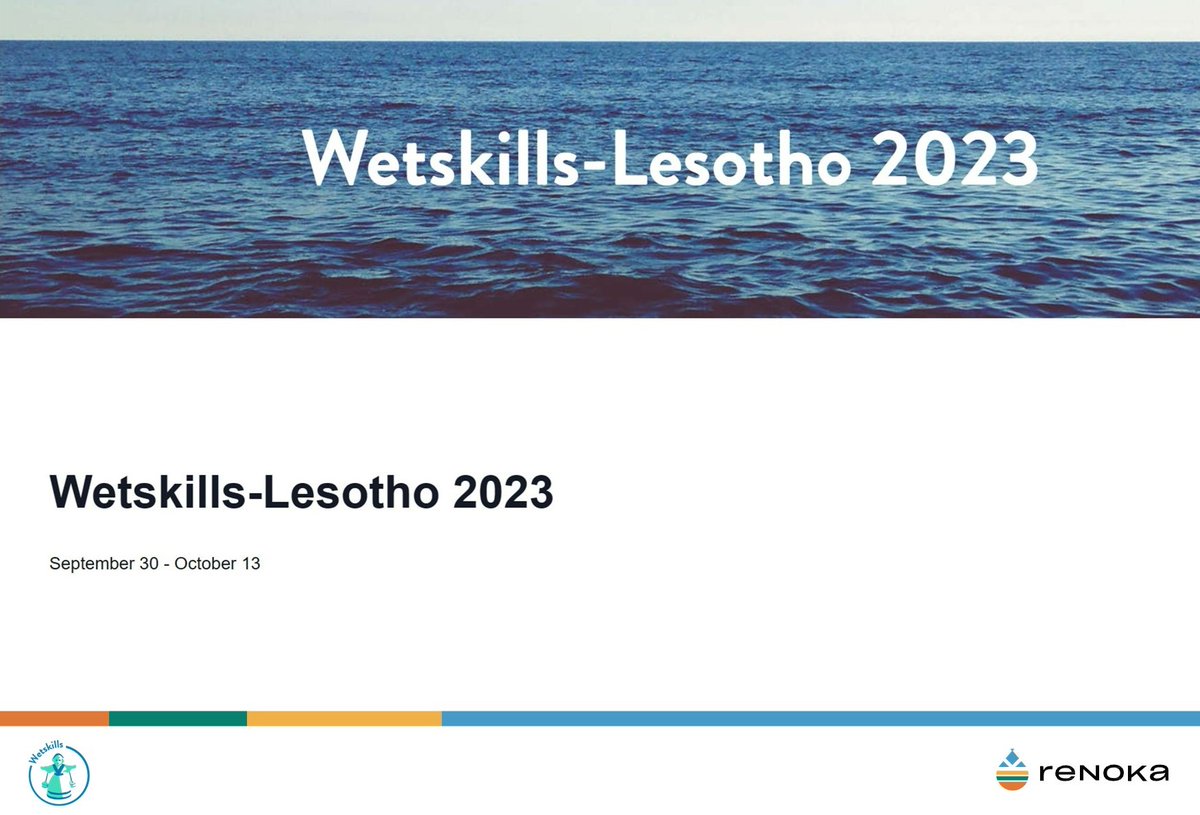 Are you a Young Professional or a student with a passion for water & sustainability?

Join #Wetskills 🇱🇸Lesotho between 30th Sep–13th Oct 2023 in exploring 𝗪𝗮𝘁𝗲𝗿 𝗮𝗻𝗱 𝗦𝘂𝘀𝘁𝗮𝗶𝗻𝗮𝗯𝗶𝗹𝗶𝘁𝘆 issues.  

Register here by 15th July 2023: wetskills.com/event/wetskill…