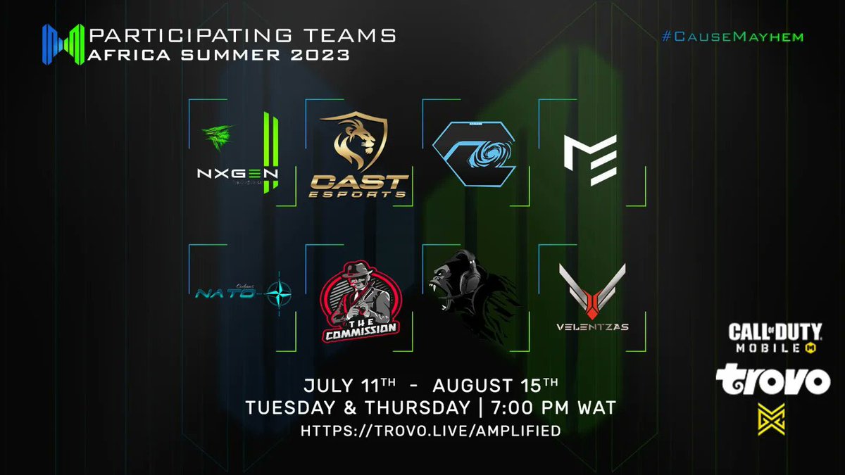 We made it to the main event and we’re looking forward to competing in our first mobile mayhem. Good luck boys!