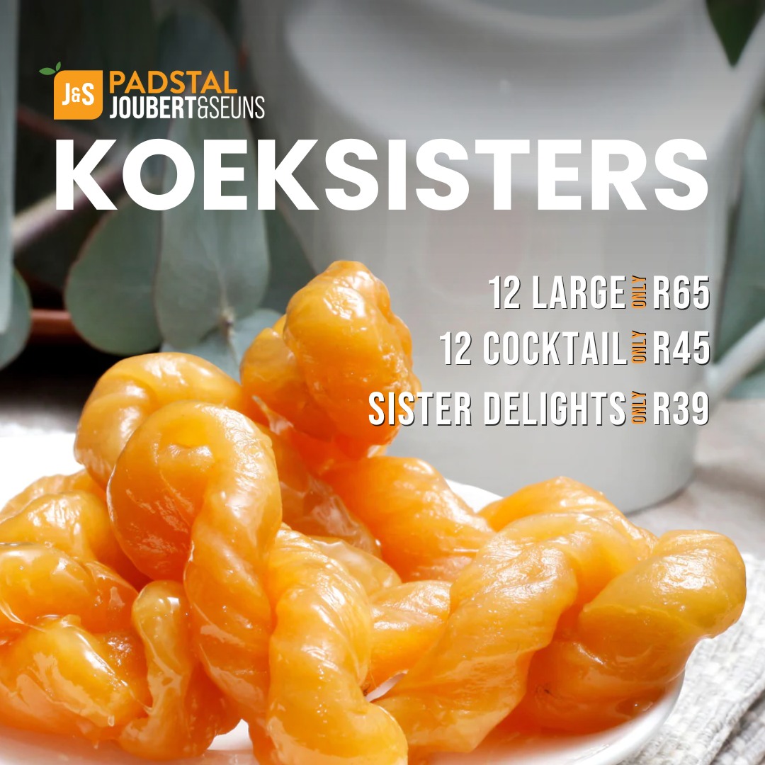 js_padstal's tweet photo. The Lowveld's Favourite Koeksisters!

Across the nation people rave about our delectable Koeksisters drizzled with our secret orange syrup. Available at Joubert en Seuns Padstal!

N4 alternative, Schoemanskloof, Mbombela
+27 83 449 1957
https://t.co/Fy3k51AUG7

#joubertenseuns https://t.co/pnZLZ4xnI9
