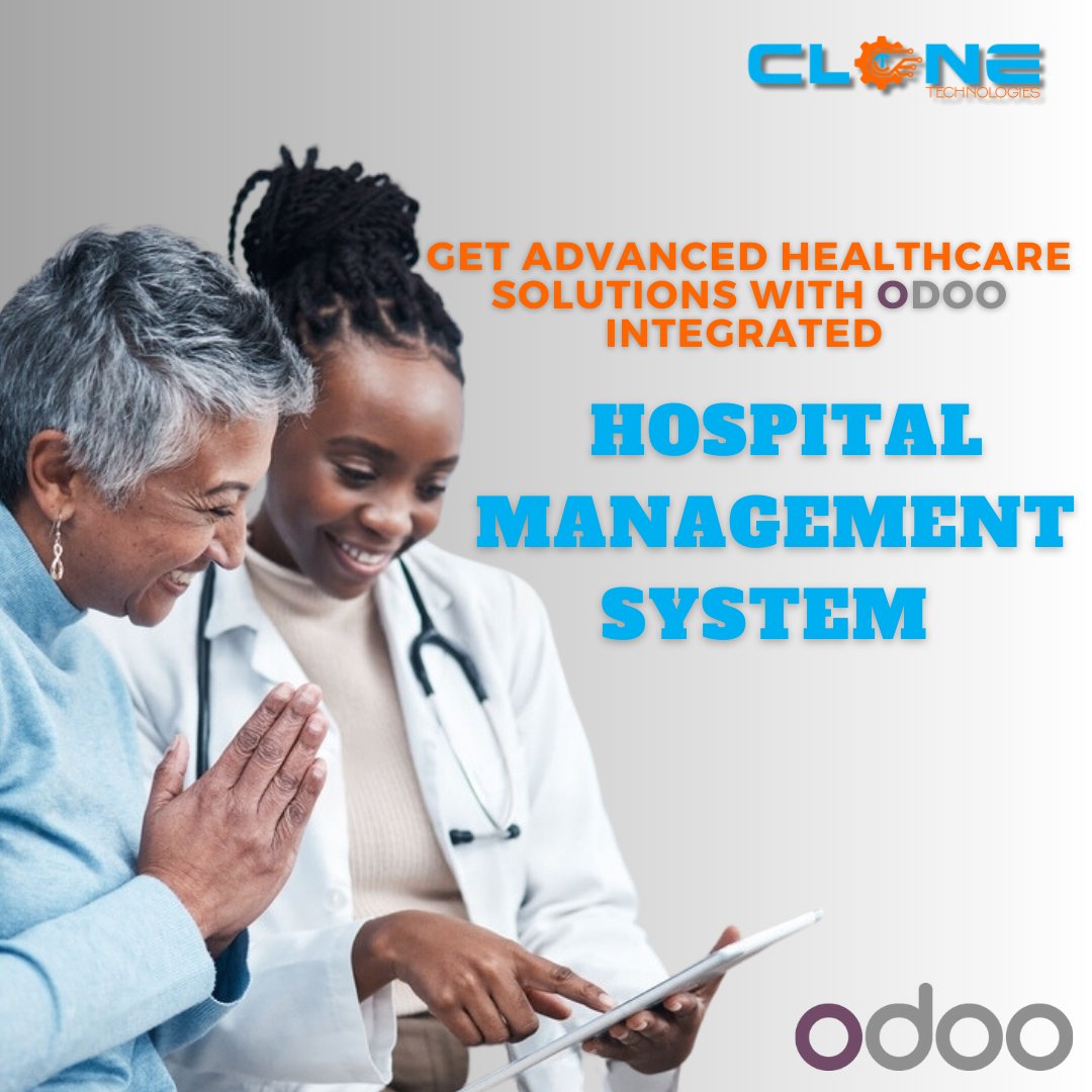 CloneTech22's tweet image. With our specialized Odoo ERP for hospital management, you can now ease the coordination of different sections of your hospital with a click.

📧 info@clone-technologies.com
📞 +254 799 757 777 / +254 202 444 110
🌐 clone-technologies.com

 #erpsolutions #softwaresolutions