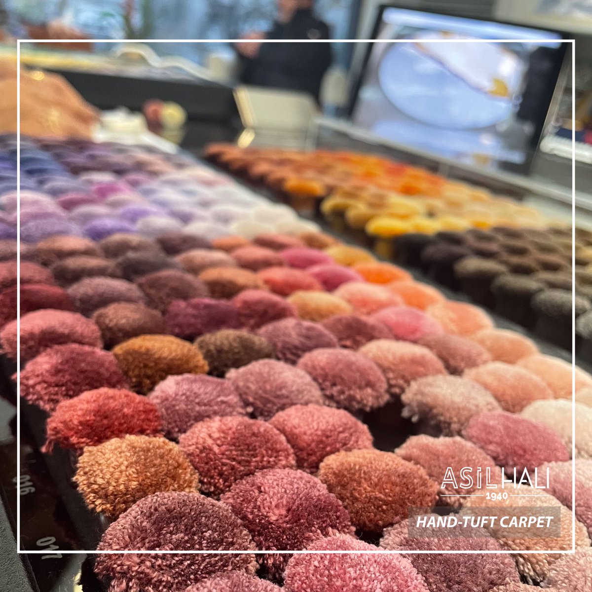 asilhali's tweet photo. Hand-tufted kişiye özel tasarım halımız için ARS’ler ile renk seçimlerimiz… 
Color selection with ARS for Hand-tufted custom-designed carpet..

Ayrıntılı bilgi ve sorularınız için lütfen DM
İg: @asilcarpet @asilhalicadde 

#handtufted  #customdesign #carpetdesign #eldokumahalı https://t.co/dr8Dc1zV0w