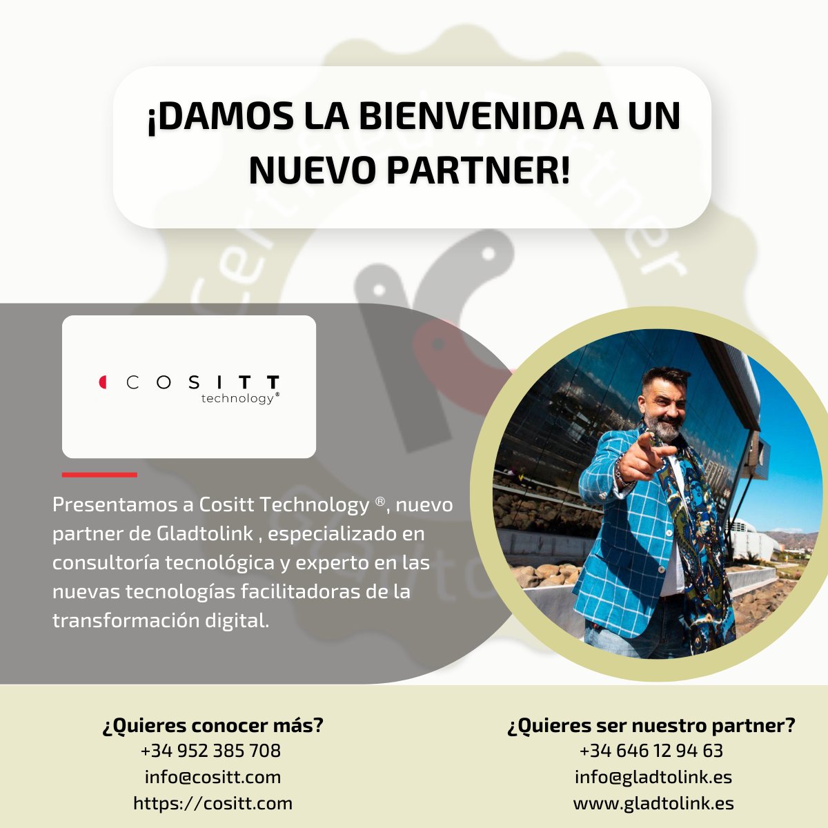Gladtolink (@gladtolink) on Twitter photo 📣Nuestra red de partners sigue creciendo!📣
Conocimos a Gerard y Françoise de <a href="/CosittProjects/">Cositt Technology ®</a> en el <a href="/DES_show/">#DES2025</a>, que descubrieron la #plataforma #nocode de <a href="/gladtolink/">Gladtolink</a>.
🎉Bienvenidos a la familia Gladtolink!🎉
Quieres convertirte en partner?
Contáctanos! lnkd.in/ezuK8zaa 📣Nuestra red de partners sigue creciendo!📣
Conocimos a Gerard y Françoise de <a href="/CosittProjects/">Cositt Technology ®</a> en el <a href="/DES_show/">#DES2025</a>, que descubrieron la #plataforma #nocode de <a href="/gladtolink/">Gladtolink</a>.
🎉Bienvenidos a la familia Gladtolink!🎉
Quieres convertirte en partner?
Contáctanos! lnkd.in/ezuK8zaa