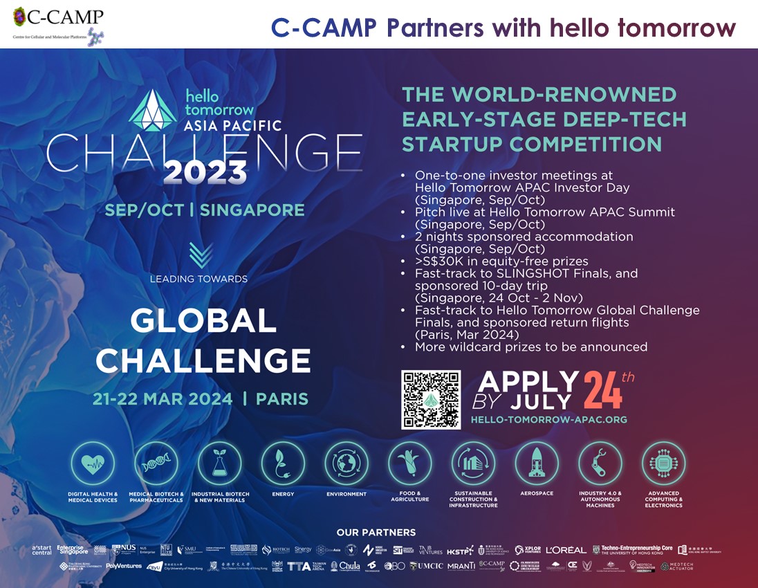 CCAMP_India's tweet image. CCAMP Partners with @hellotmrc again for #HTAPACChallenge
To provide a platform for early stage deep-tech startups to address unmet societal/industrial/environmental challenges
Application qualifying for #HTAPCChallenge is applicable for #HTGlobalChallenge also
Link: