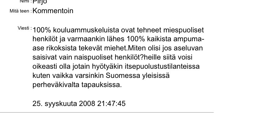 MikaKoivisto's tweet photo. On se totta kävin itse katsomassa. @hsfi otti yhden lauseen pois kokonaan kontekstista jotta se näyttäisi siltä että nimimerkki ”riikka” puhuu maahanmuuttajien ampumisesta. @PaananenVee @PekkaJMykkanen tämäkö on sitä HS:n laatujournalismia. Tässä keskustelun oikea konteksti. https://t.co/KvdrH40FSb