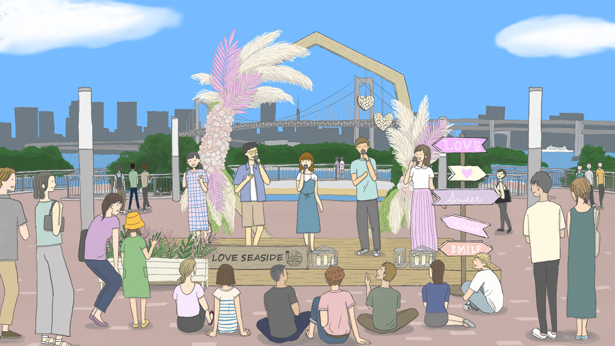 Seaside Street Tokyo'23   
エントリー締め切りまで残すところ1週間！
誰にでもチャンスがありますので申し込みを忘れずに！

さて本日から各ステージのイメージを
公開させていただきます。
まずは昨年大好評だった「LOVE SEASIDE STAGE」です！

 #シースト 
#シースト2023 
#SeasideStreetTokyo