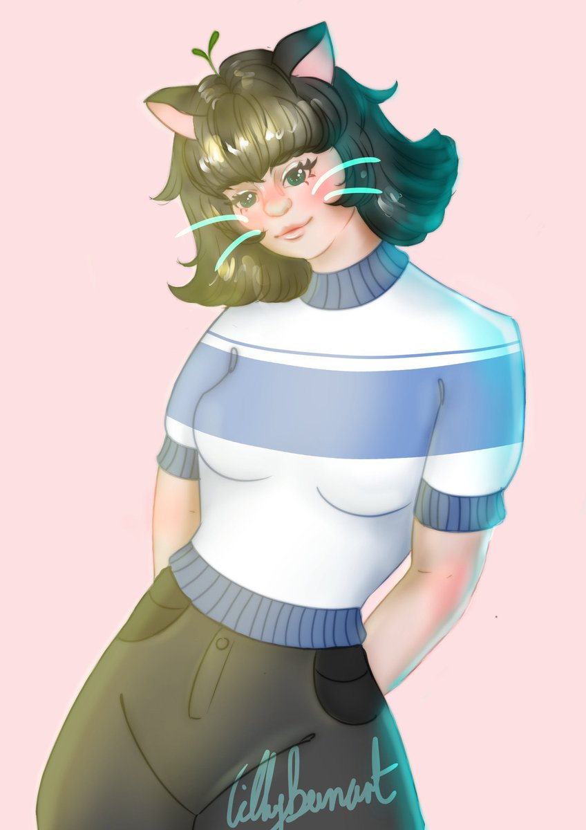 LillyBunArt's tweet photo. Hay! #PortfolioDay I’m Lilly bun I’m a digital character artist and pngtuber from the uk here’s my work! 

#DigitalArtist #digitalillustration #pngtuber https://t.co/WznnfviUay