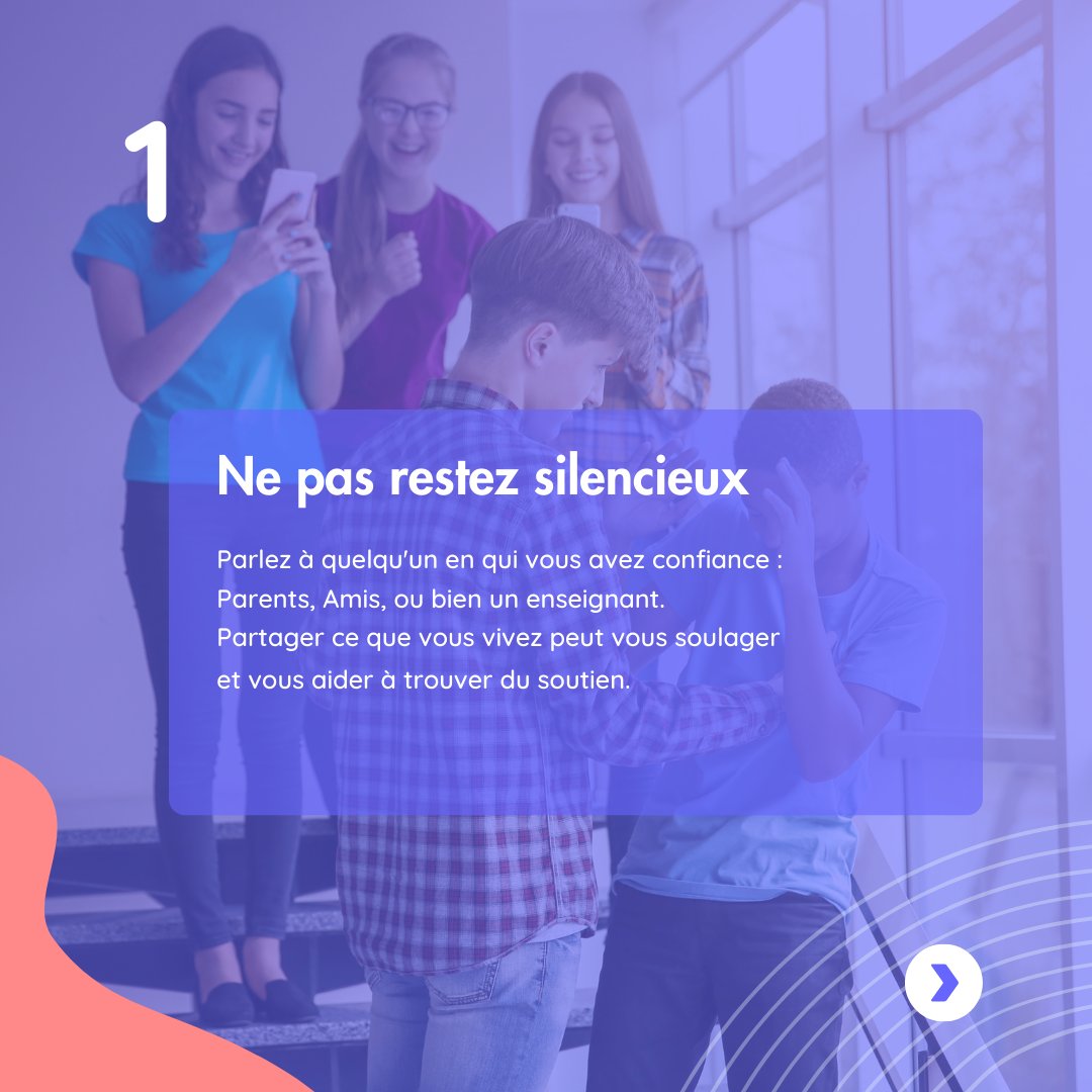 netethic_'s tweet photo. Découvrez 4 mesures à prendre quand on est victime de harcèlement !
#luttecontreleharcèlement #harcelementscolaire #stopauharcelement #enfanceprotégée #bienveillance #violenceenfant #Netéthic https://t.co/ikeJ1Tyvti