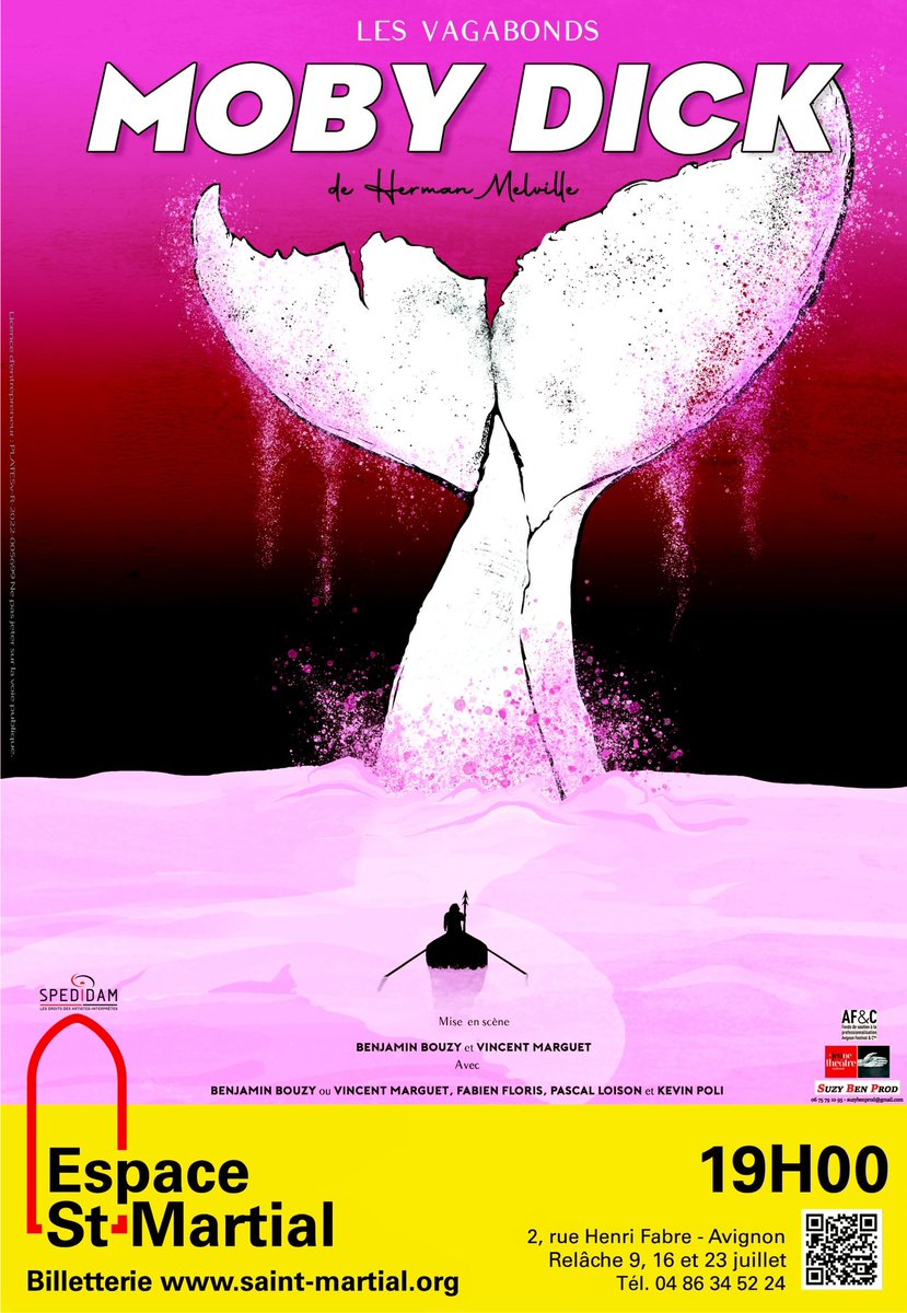 EspaceStMartial's tweet photo. 📷 PHOTO DE SPECTACLE 📸 

 À 19h 00 découvrez : 

🚨 Moby Dick 🚨

Production : Les Vagabonds

#festivaloffavignon #off23 @festOffAvignon #theatre #theatrecontemporain #avignon https://t.co/LTLwjEPN8W
