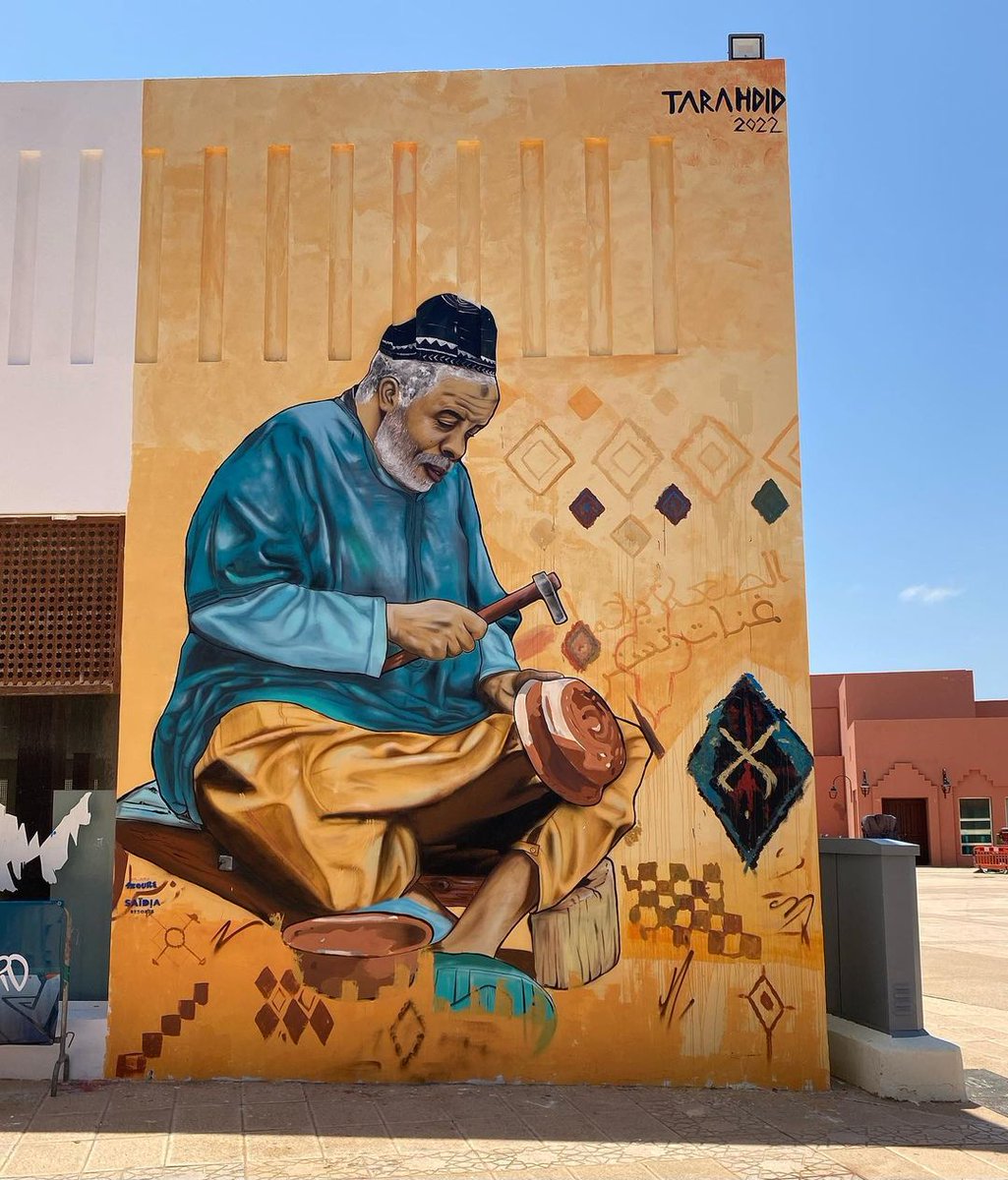 #Streetart by #SimoTara @ #Saidia, Morocco, for #CollectifTzouri
More info at: barbarapicci.com/2023/07/11/str…
#streetartSaidia #streetartMorocco #Moroccostreetart #arteurbana #urbanart #murals #muralism #contemporaryart #artecontemporanea