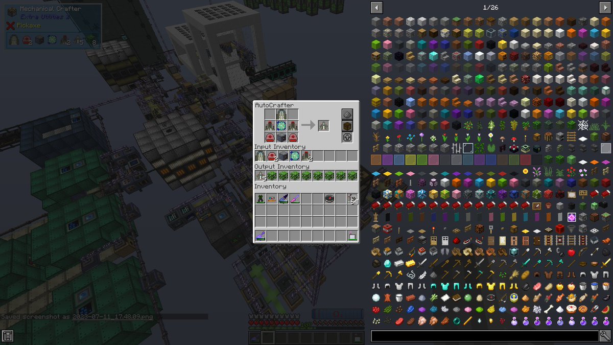 Qr_est's tweet image. MICROMINER TIER 1 FULL AUTOMATION.
#Minecraft 
#Gregtech
#Nomifactory