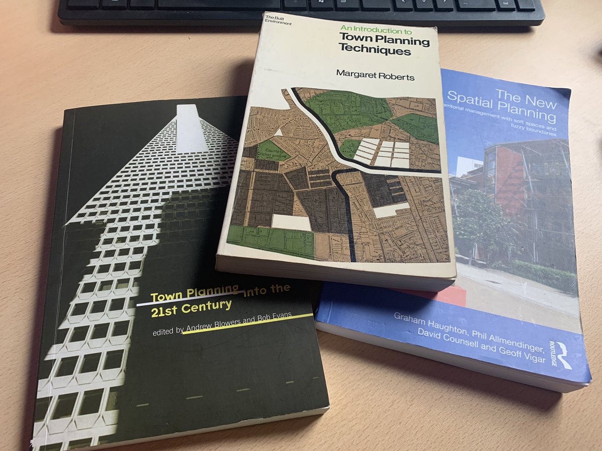 Learning doesn’t end once you graduate…some ‘light’ reading for over the July holidays #LearningNeverStops #TownPlanner #PlannerLife