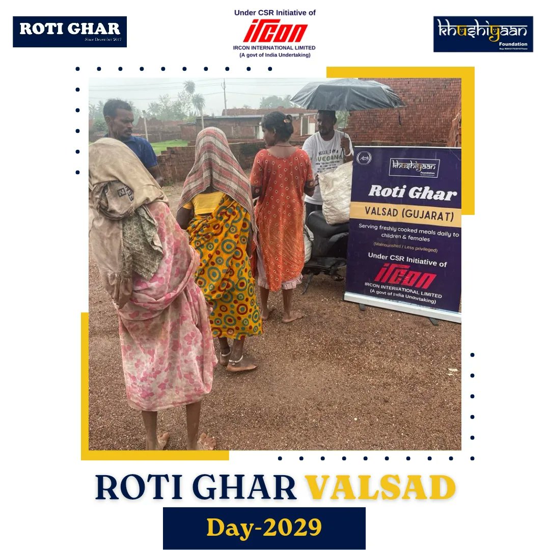 RotiGharIndia's tweet photo. Date : 05-07-2023
Location :
Delhi
Valsad
Vitava
Mumbai
Roti Ghar : Day 2029
"The highest of distinctions is service to others"
Be kind to everyone and spread happiness across!
.
#upliftingsociety #helpingothers #feedingkids #hungerfree
#Hungerfreeindia #Kidsofrotighar https://t.co/NB4zmQ87qS