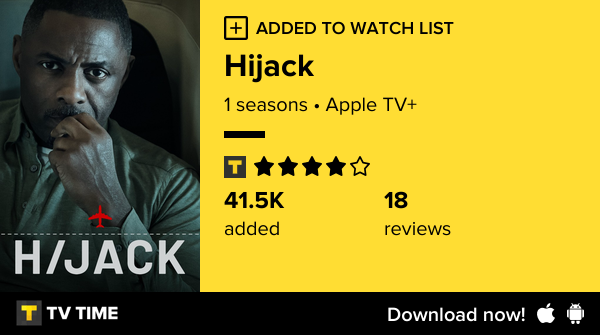 hashdough's tweet photo. I've just started following Hijack https://t.co/ncaB33Dim9 #tvtime https://t.co/mVRyolWT28