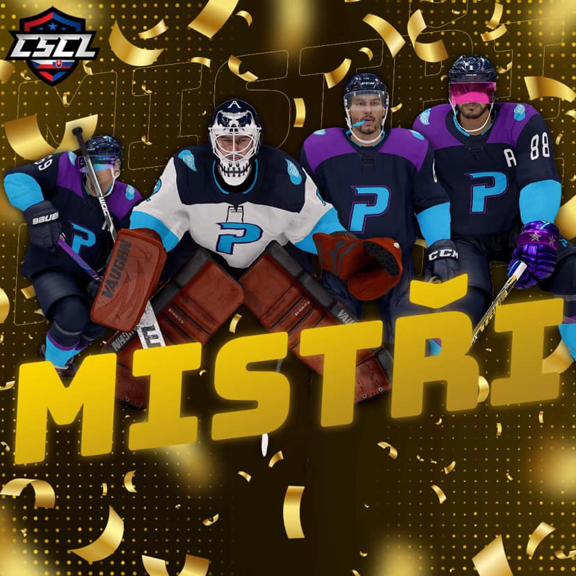 🎮🇨🇿🇸🇰🏆 Naši gameři znovu došli v jedné ze soutěží až na vrchol. Tentokrát vyhráli <a href="/CSCL_NHLGamer/">CSCL SportsGamer</a>, když ve finále česko-slovenské ligy porazili Engerau Pythons. Gratulujeme a děkujeme za další parádní sezónu, borci! 🤩