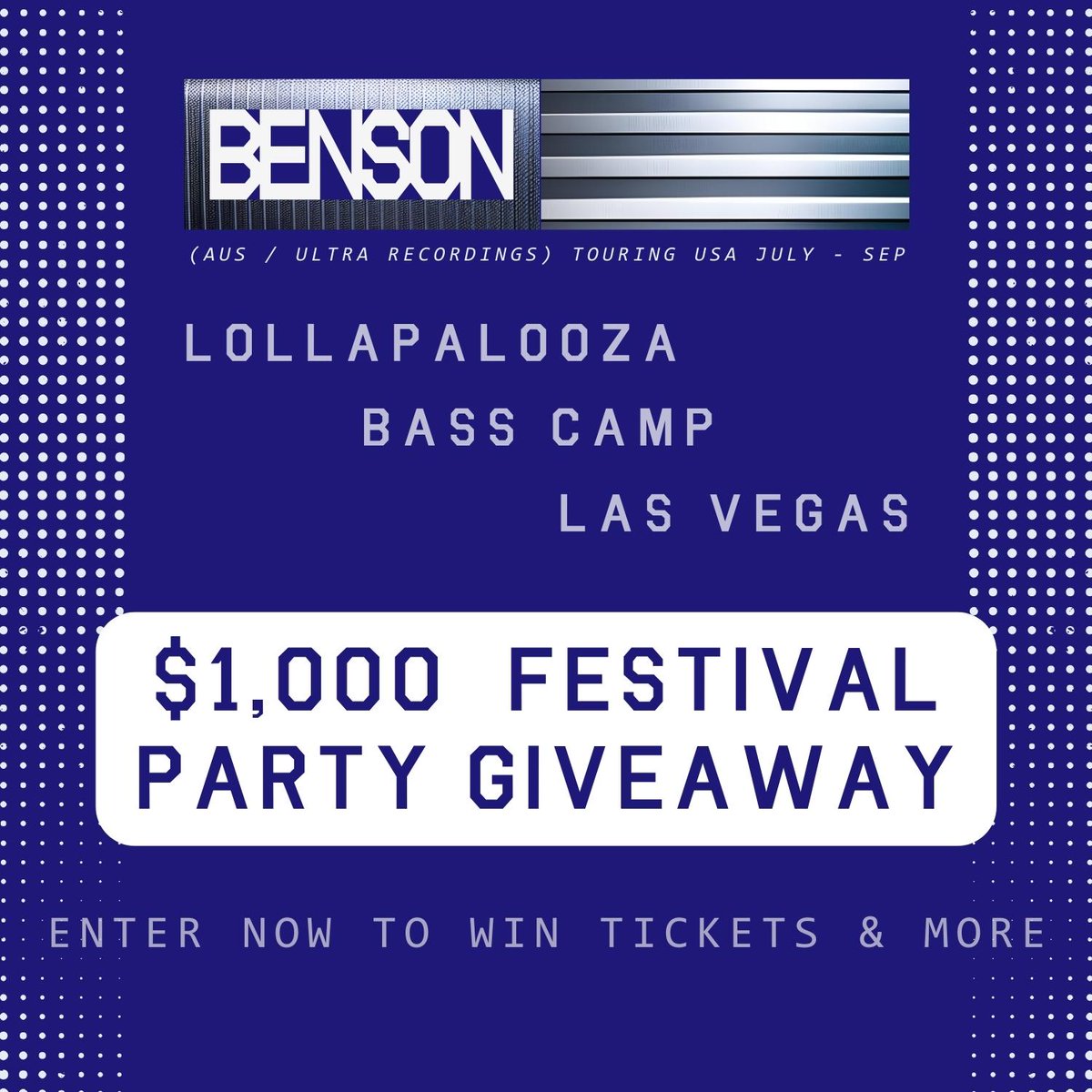 BensonAUS's tweet photo. Wanna come to the festivals I'm playing at this Summer? You can win 2 free tix &amp; I'll even throw in keys to a hotel 🔑

Enter my lucky draw b4 July 21 → https://t.co/YnsHAaoeCI https://t.co/KZNihZqyHF