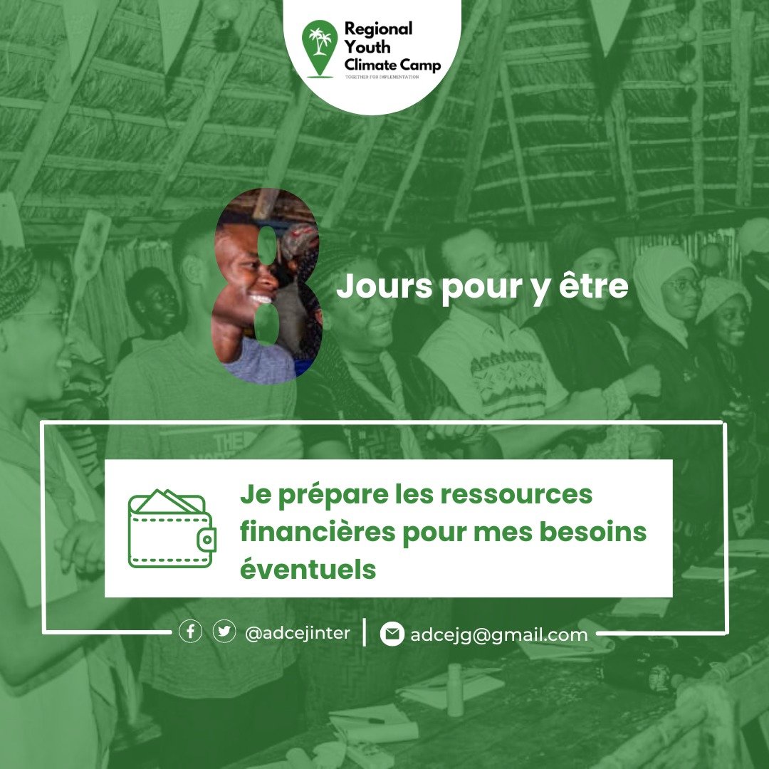 Que ce soit pour acheter des souvenirs, participer à des activités facultatives ou gérer quelques imprévus, il est important d’avoir un peu d’argent sur soi. 
Alors tu peux déjà lancer le retrait dès maintenant et mettre ça de côté.
