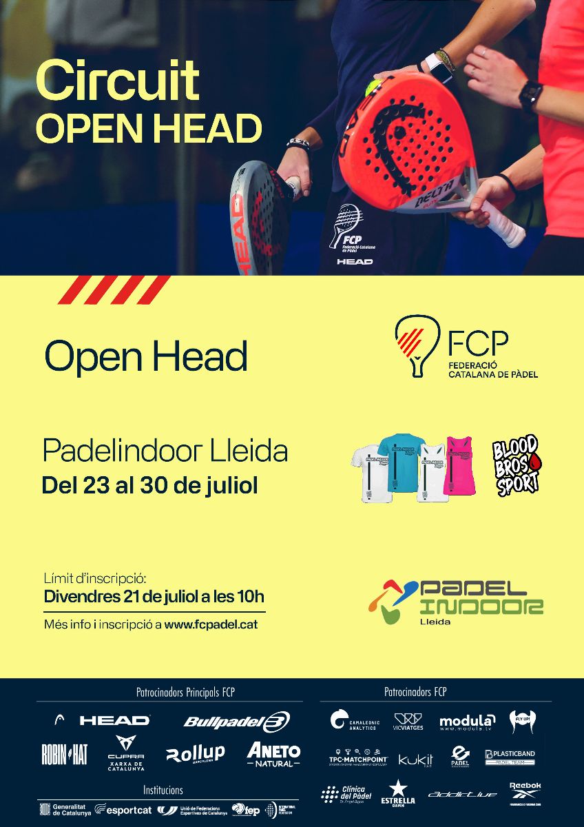 🎾⚡CIRCUIT OPEN HEAD DE LA FEDERACIÓ CATALANA DE PÀDEL - mailchi.mp/30138f393823/c…