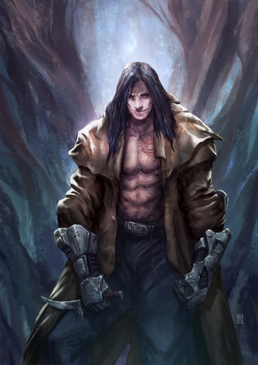 Ale_Patria's tweet photo. Hello #PortfolioDay ! I'm Alessandro, an italian illustrator and concept artist. I like character design, dark fantasy and post apocaliptic stuff. I am a passionate player of #dnd and #ttrpg . Ready for opportunities and character commissions ;) Cheers! https://t.co/7NX3gI22Oo