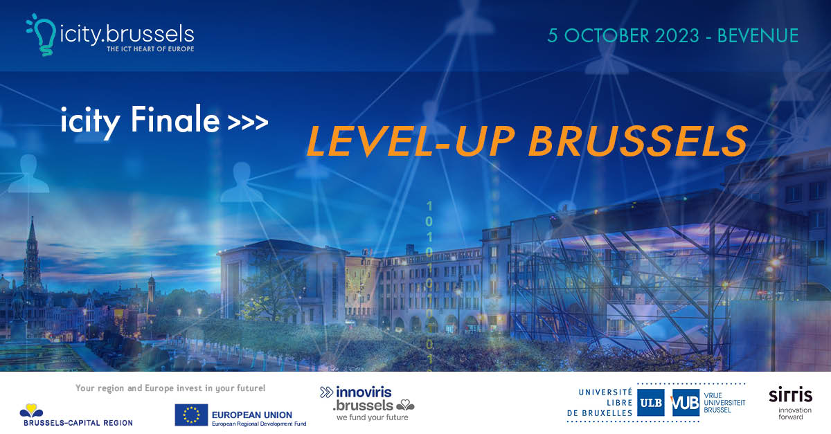 🚩Time has come for icity.brussels to announce its closing event, “Level-up Brussels” next 5 October, at BeVenue.
➡️Register now forms.office.com/e/2R3tjsjtq1
🔸Co-funded by <a href="/EfroFeder/">FEDER_EFRO</a> and @Innoviris 
#innovation #technology #digital #Brussels #EUinmyRegion #ict #research