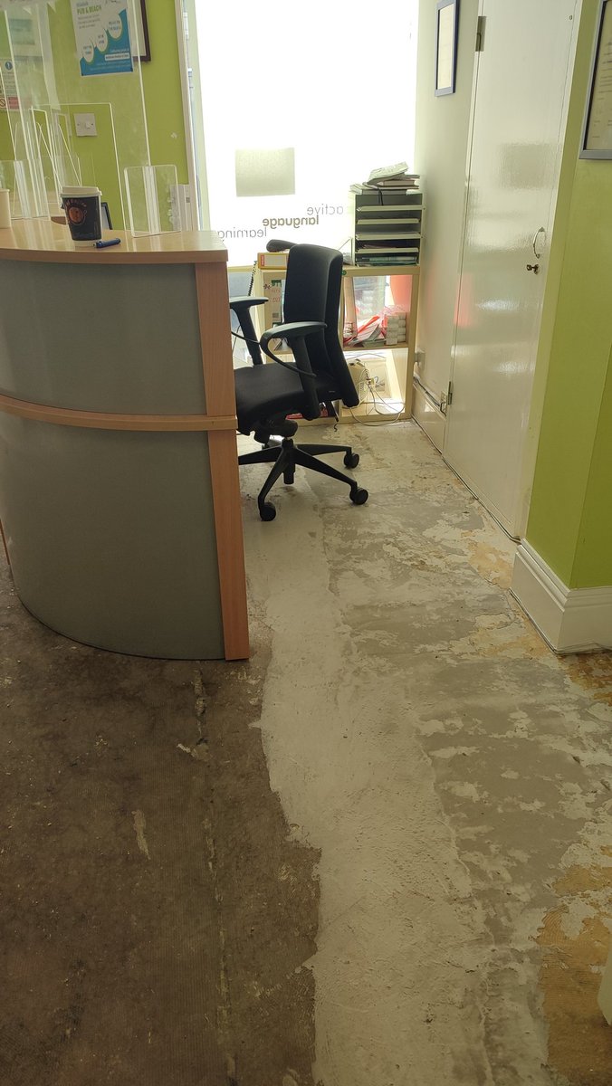 active_dl's tweet photo. New day, new work! Talking about work, the first floor is still closed for renovation. But don't worry, the school will have a beautiful new floor soon! https://t.co/IbaY4gYx2o