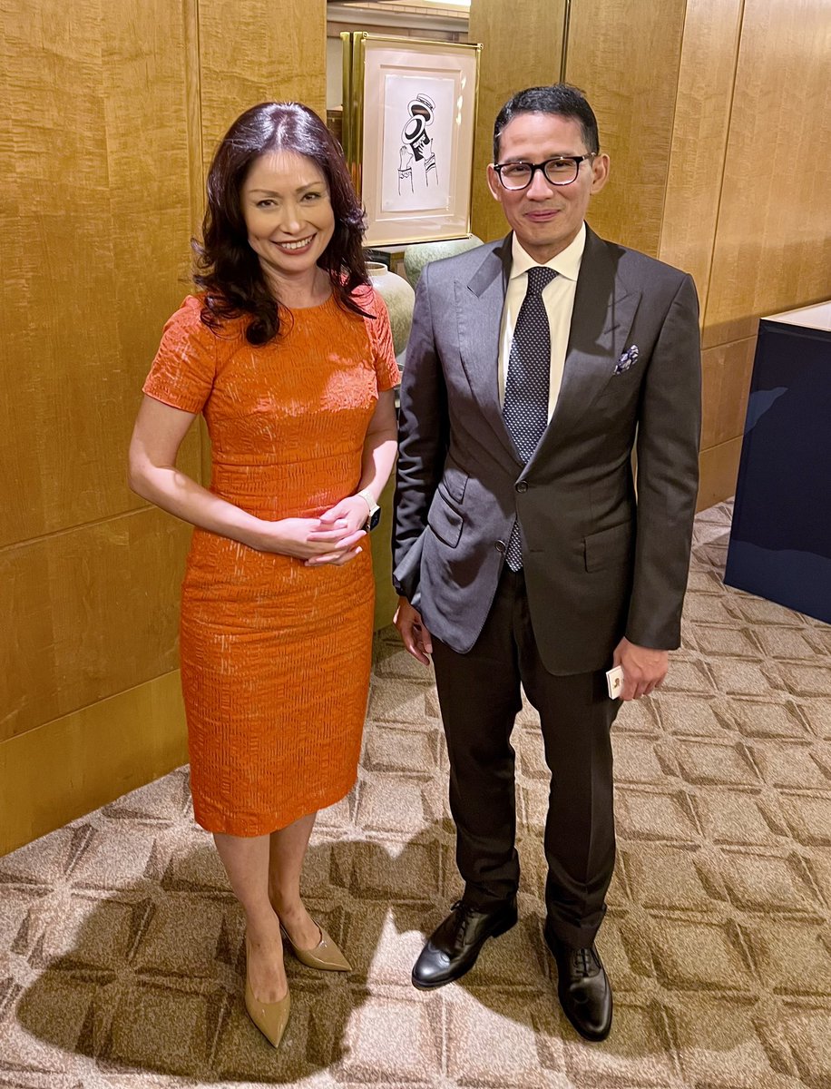 ChristineCNBC's tweet photo. Catch my one-on-one interview with Indonesian businessman turned politician @sandiuno in a special #CNBCConversation taped on-stage in front of a live audience on @CNBCi https://t.co/D45zvYXGoG