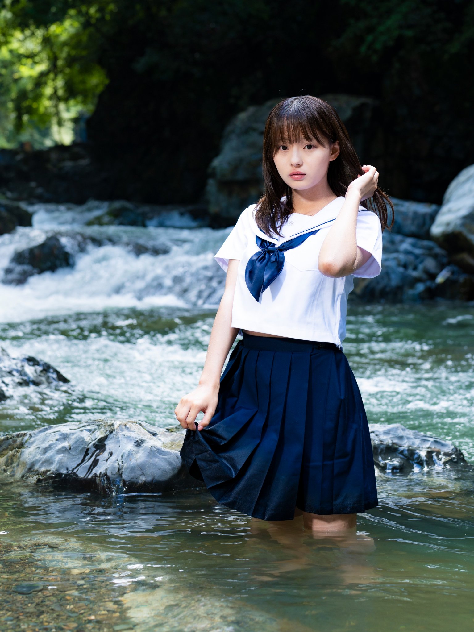 水色ちゃん໒꒱ 4K/60p】ちいちゃん（Japanese idol singer Chī-chan）アイゲキ