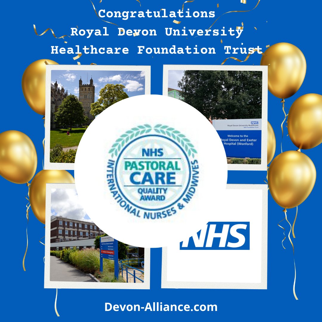 We are very proud to announce that another one of our providers has been awarded the NHS Pastoral Care Quality Award in relation to supporting International Nurses &amp; Midwives.

Congratulations Royal Devon University Healthcare NHS Foundation Trust!

#DevonAlliance  #RDUH