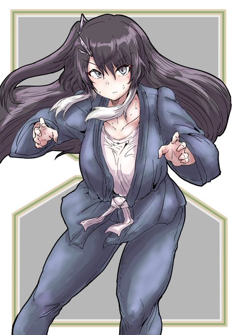 今日の日課は柔道着ミリアルちゃんす 