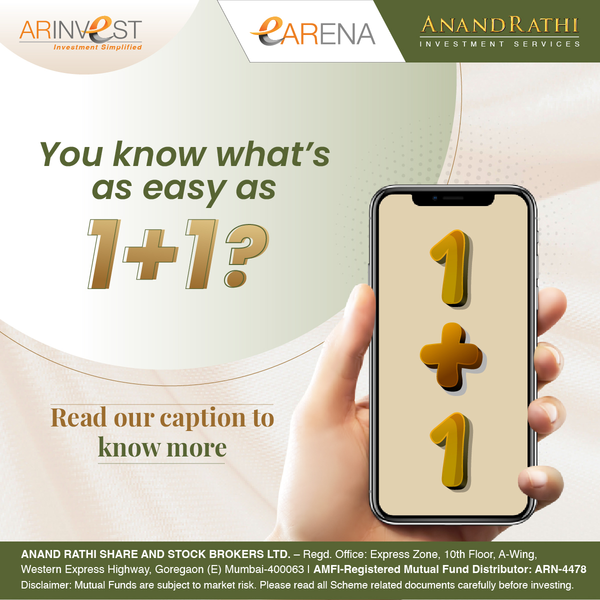 rathi_online's tweet photo. Unlock the fun of investing! Our app adds a dash of quirkiness to your financial journey
Check out our AR Invest MF App today and start investing!
Download now - https://t.co/9tP4GcjqCl
Disclaimer - https://t.co/dcrA0ATSEn
#MFApp #MutualFund #MutualFunds #AnandRathi https://t.co/AXOVb0SHUO