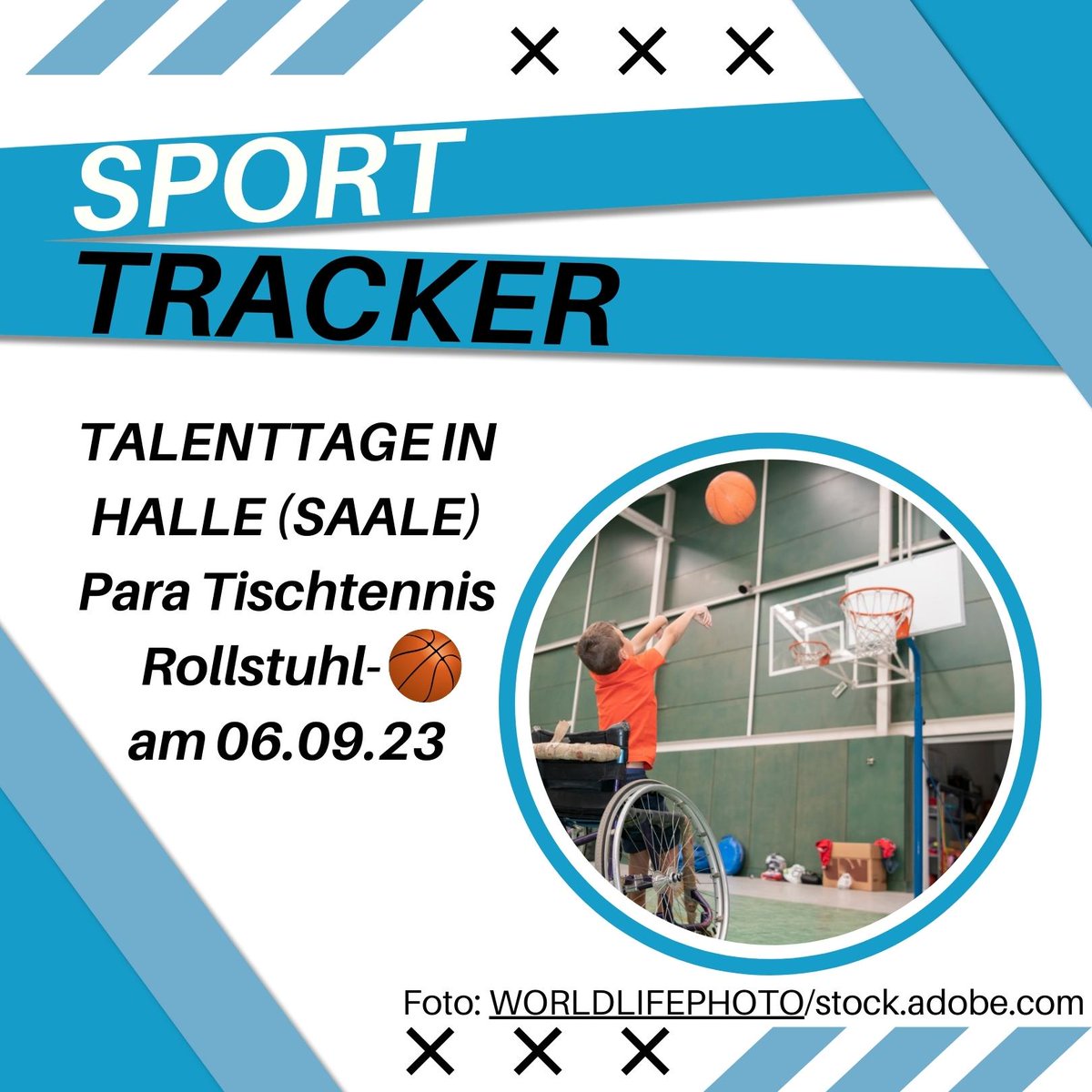 Am 06.09. gibt es TalentTage in Halle (Saale) für junge Menschen, die den Einstieg in den #Behindertensport finden oder auch vertiefende Erfahrungen im #ParaTischtennis und #Rollstuhlbasketball sammeln wollen. 🏓 🏀 Infos &amp; Anmeldung bis 01.08. unter: dbs-npc.de/files/dateien/…