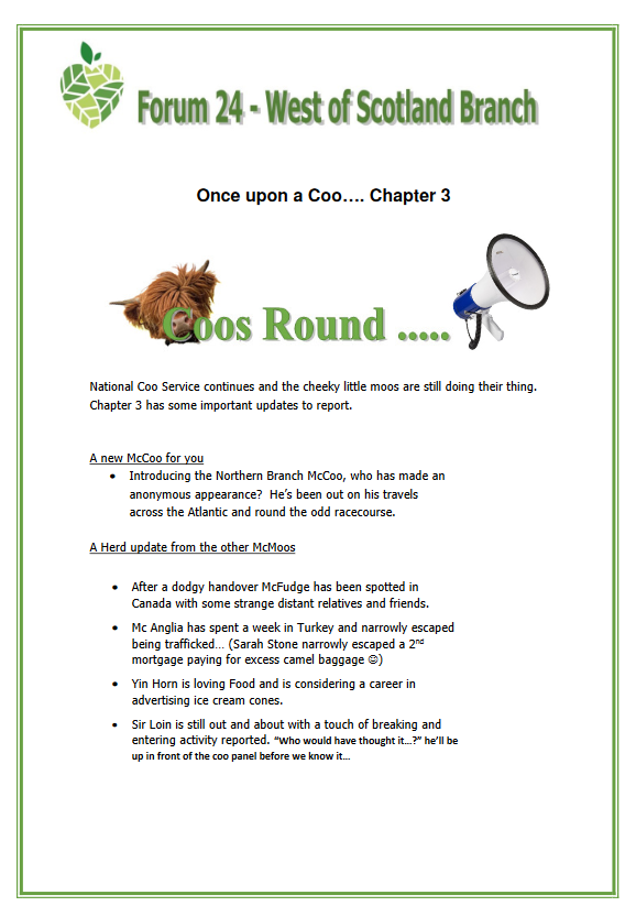 HCA_Forum's tweet photo. Once upon a Coo…. Chapter 3!

National Coo Service continues and the cheeky little moos are still doing their thing, read about all their latest antics in the latest issue of #CooNews
>>https://t.co/EVNNGSZ7Ya

#HCAForum #McCoo @hospitalcaterer @HCAWoS https://t.co/TfAY2lN42W