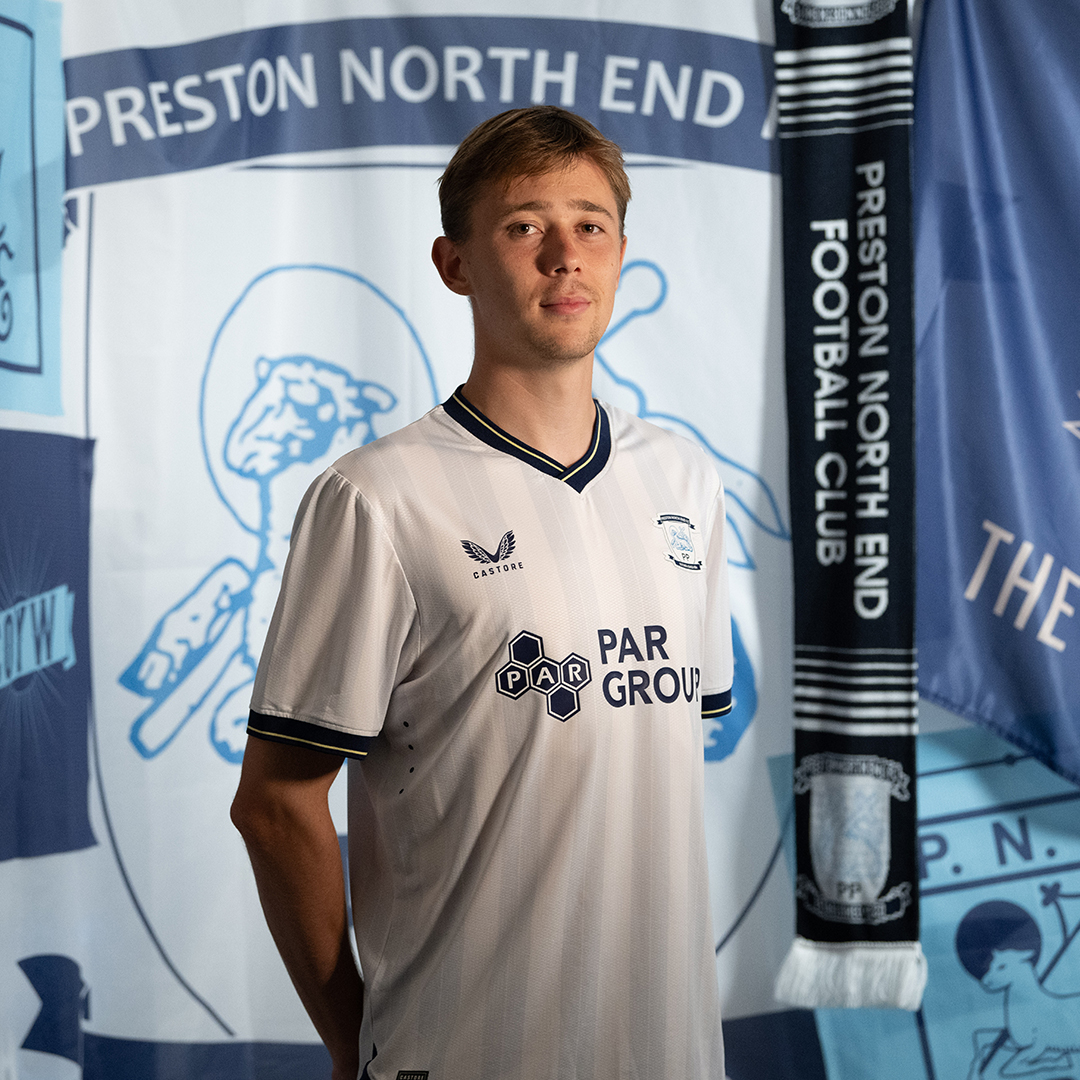 pnefc's tweet photo. ✍️ Welcome to PNE, Mads Frøkjær-Jensen! 🤍

The Danish attacking midfielder arrives on a four-year deal for a significant undisclosed fee, subject to international clearance and a work permit. 🇩🇰

#pnefc