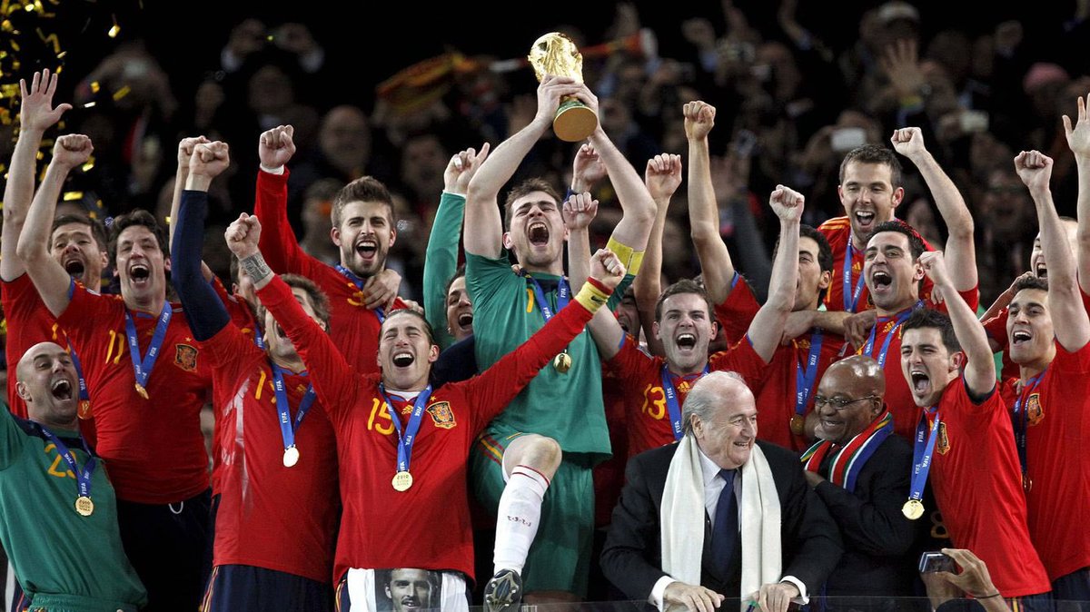ceciarmy's tweet photo. Hoy hace 13 años desde que España ganó el Mundial de 2010, uno de los momentos más inolvidables para los españoles https://t.co/S4mU7iPRSZ