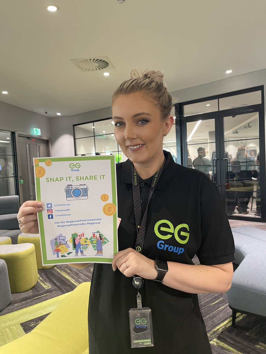 Attending our Finance Graduate and Apprenticeship event? Take Chelsea's advice, Snap it, Share it! 📸 Tag us @TheEGGroup and use the #eggroupfinanceopenday #eggroupfinance to be featured across our socials! 💚