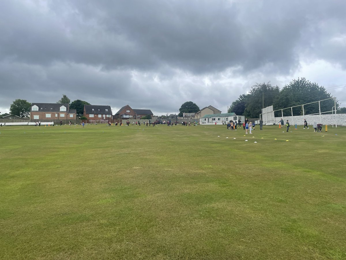 Our KS1 <a href="/allstarscricket/">All Stars Cricket</a> festival is underway at <a href="/StocksbridgeCC/">Stocksbridge CC</a> 120 pupils having fun, learning cricket skills and being active <a href="/StocksPE/">Stocksbridge High PE Dept</a> @StocksbridgeHS sports leaders being amazing role models as always <a href="/SportsLeaders/">Sports leaders network</a> <a href="/YourSchoolGames/">School Games</a> @Yorkshirecb <a href="/movemoresheff/">Move More Sheffield</a> 🏏