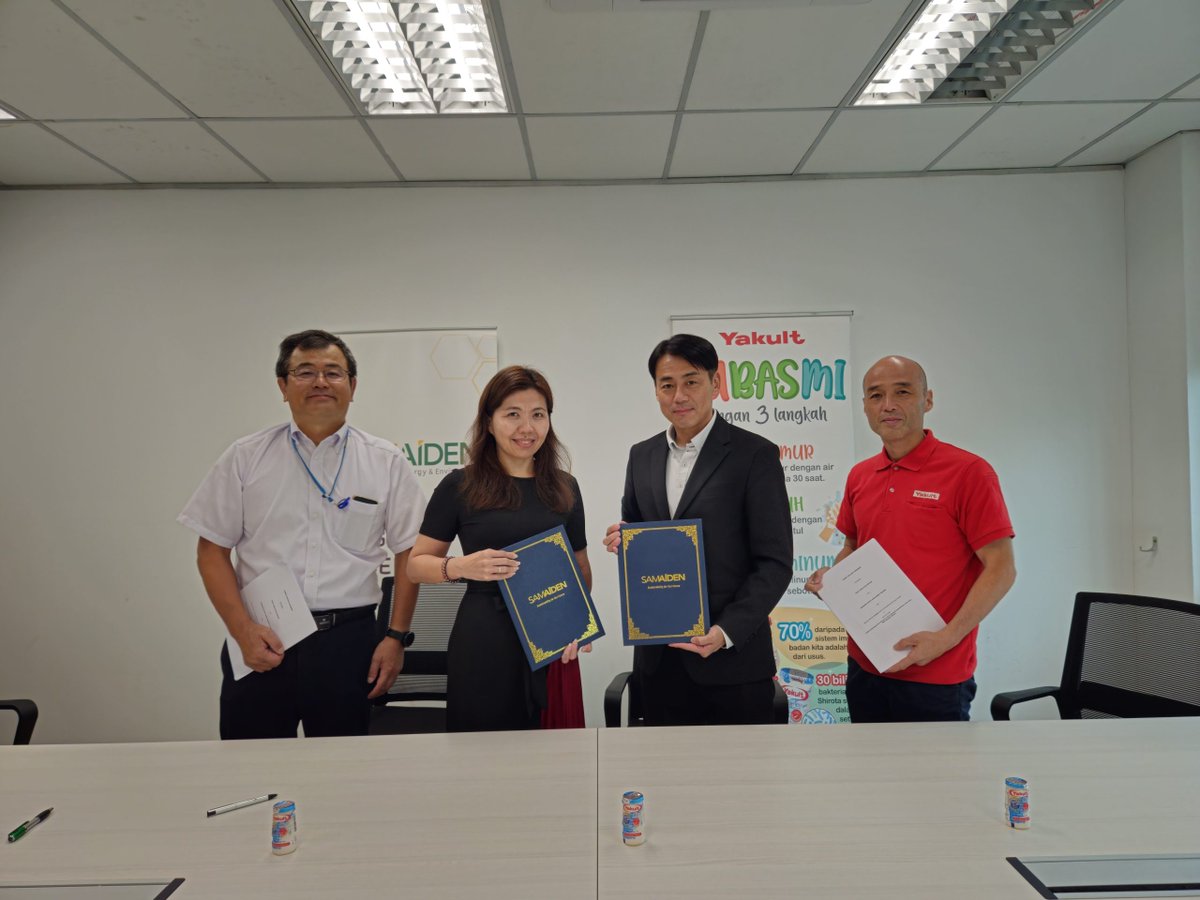 SolarQuarter's tweet image. @SamaidenGroup  and @Yakult Malaysia  Solidifies Sustainability and Clean Energy Goals with Landmark Power Purchase Agreement 

solarquarter.com/2023/07/11/sam… #SolarQuarter #SolarNews #Solarenergy #cleantech #cleanenergy #energy #malaysia #asiapacific #asia